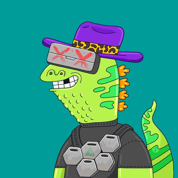 The other day I said I’d buy and post whichever NFT project raided my tweet the hardest. Well @CBCreepz was one of the projects I saw the most and I’m a man of my word so here’s the one I just went and bought! Much love to <a href="/jo3car/">JC ███████████</a> <a href="/dom3xyz/">Dom</a> and the entire Creepz community! 🦎❤️