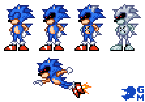 Loss on X: My attempt at making a Metal Sonic sprite for #SonicGalactic! This was only a fun project, not an official sprite. Sonic and Tunnel sprites not by me, obviously. /