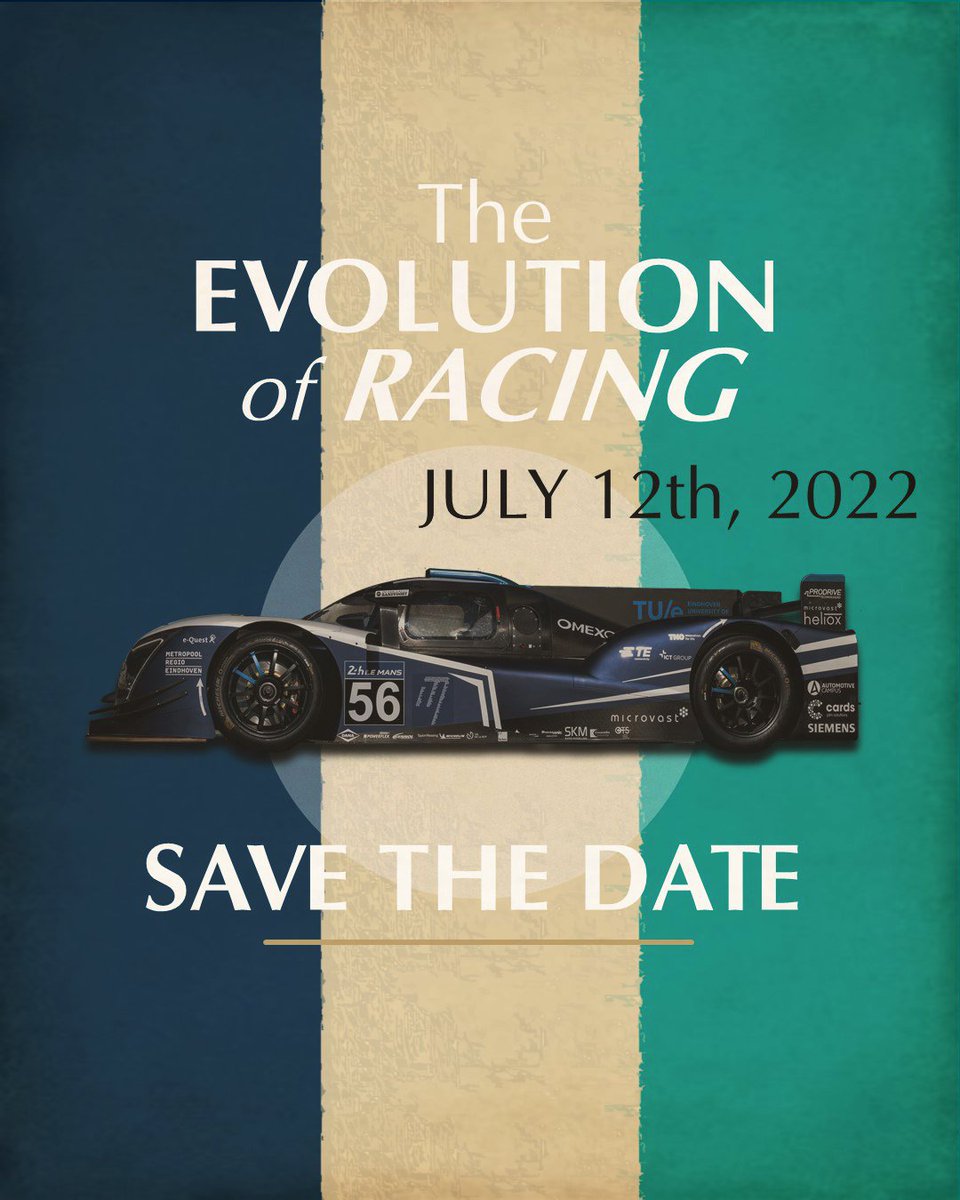 TUeInMotion's tweet photo. SAVE THE DATE
On the 12th of July, InMotion will show you The Evolution of Racing! ⚡
InMotion is organizing their own driving event; and you are invited. Save the date for now, and more information will follow soon.....👏
#tueinmotion #chargingahead #drivingevent #racing https://t.co/PqSsGH4DIG