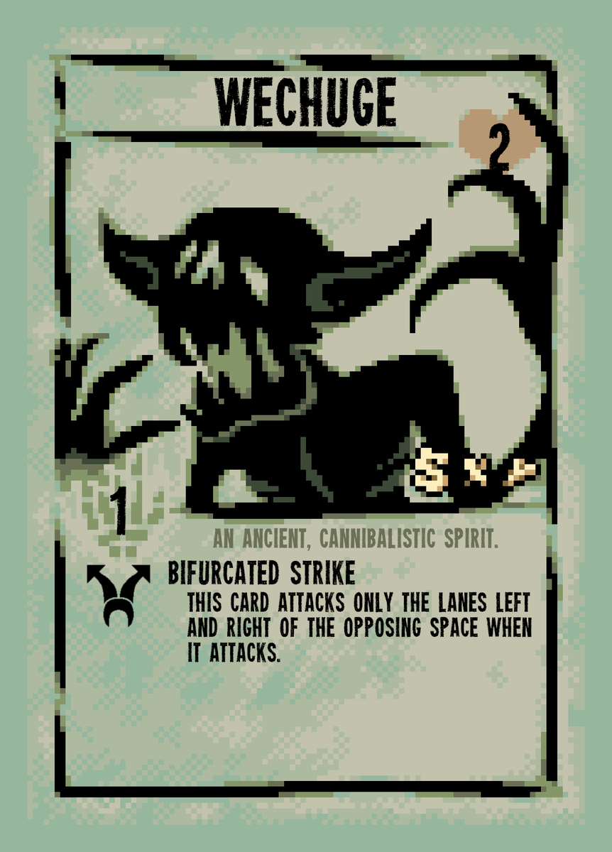 MinerMateCoffee's tweet photo. Also, in addition, have some examples of cards I've made for commission!
I was commed to translate several GrimoraMod cards into Pixel TCG cards, and I think the results are damn good! https://t.co/OBjeEbm7PZ