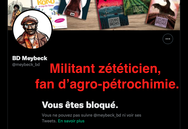 SylvainFreres's tweet photo. @Remimogenet @2vanssay @nounoursfuck @lareineetleroi @Humanaste J'm'en fous aussi du bac, ce que je ne supporte pas c'est le type comme Meybeck, zététicien pro agro-pétrochimie qui se la raconte sympa alors qu'il accuse non stop les personnes de plein de choses monstrueuses, tel un lâche malsain+ https://t.co/QWmneCiWm4
#LaFuite
#biodynamie https://t.co/01ds6mI0AP