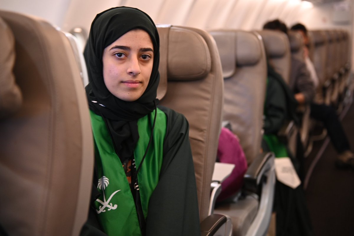 mawhiba's tweet photo. #المنتخب_السعودي_للعلوم_والهندسة المشارك #آيسف_2022 في طريقة إلى أرض الوطن عبر الخطوط السعودية 🇸🇦

@Saudi_Airlines 

#سعوديون_ينافسون_العالم https://t.co/HGvWchpCRQ