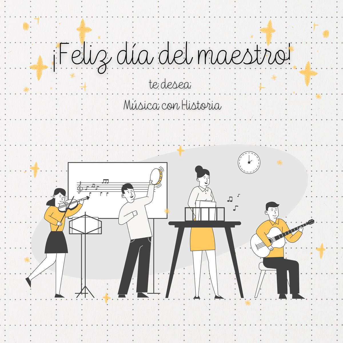 ginarper's tweet photo. ✨¡Feliz Día del maestro! ✨
A todos esos maestros que aman la música y le transmiten ese amor a sus alumnos 🤍 https://t.co/pINmKUW3dz