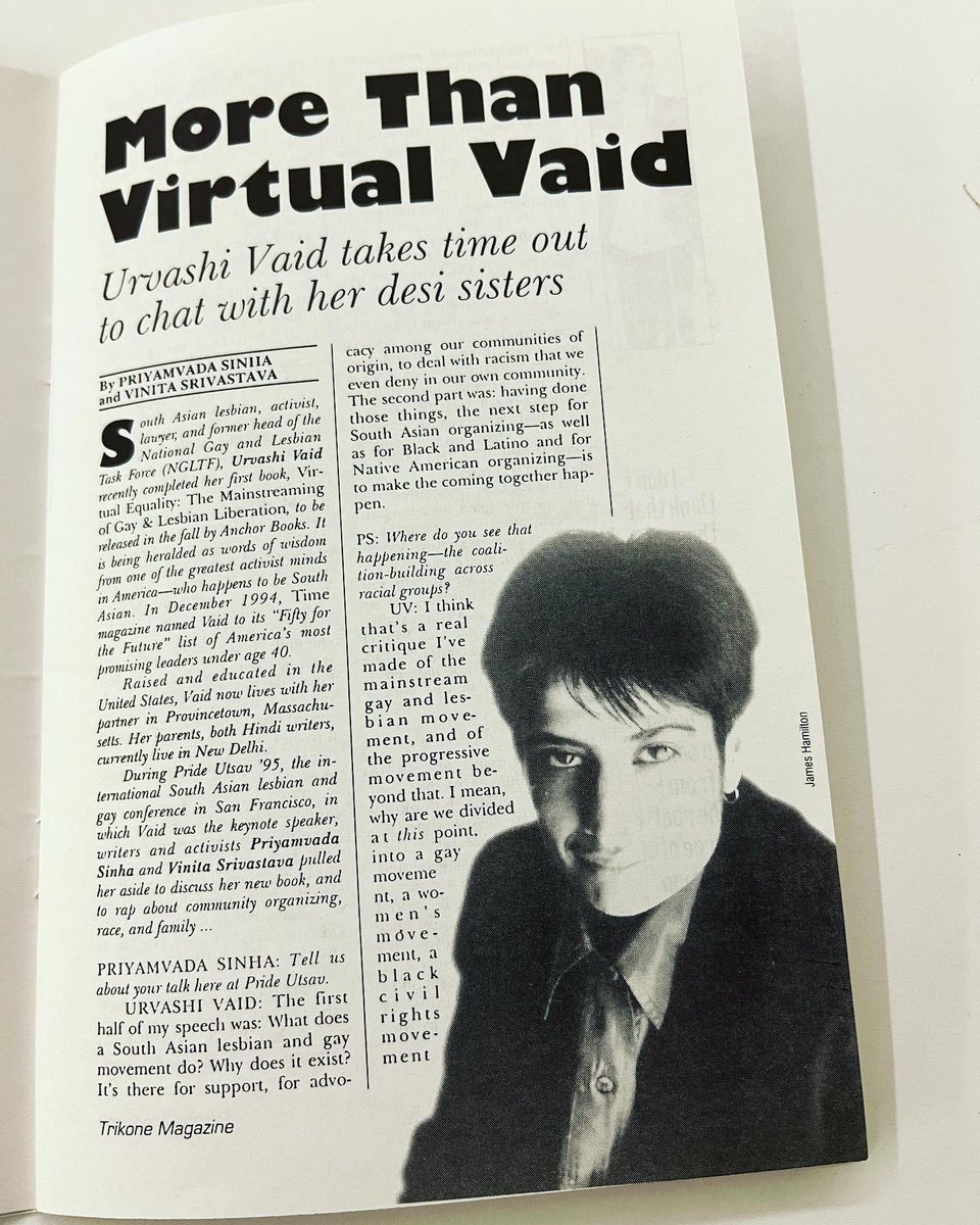 I join all who mourn the loss of <a href="/urvashivaid/">Urvashi Vaid</a> #urvashivaid Your smile, vision, indomitable energy for movement building will be missed but lives on through generations of queer and trans activities vista touched by your legacy <a href="/CLAGSNY/">CLAGS</a> <a href="/TheTaskForce/">TheTaskForce</a> <a href="/ArcusLGBT/">Follow Arcus Social Justice Program at @ArcusLGBTQ</a>