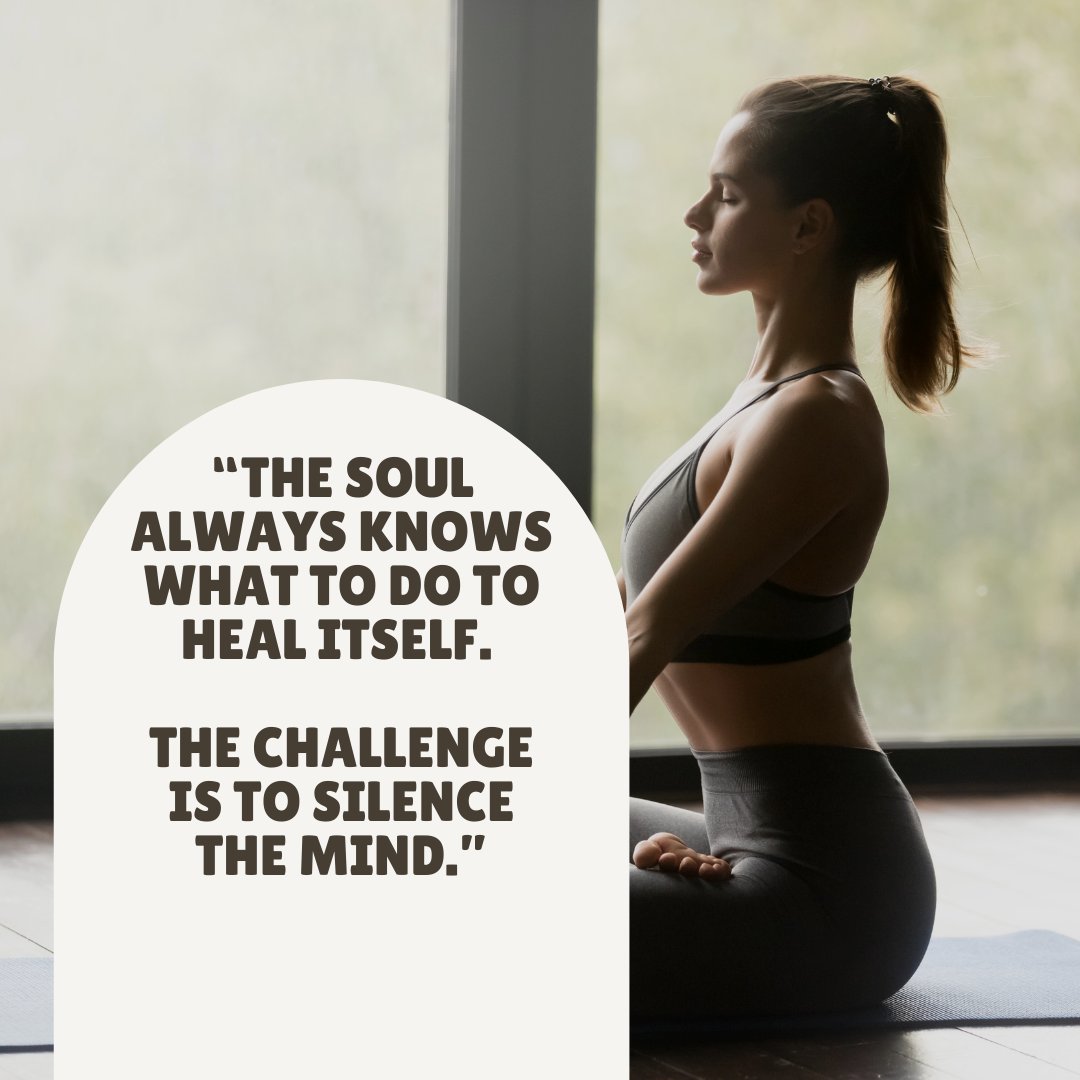 What do you do to quieten the mind when it races in so many directions?