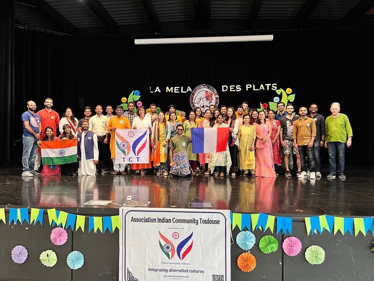 ICT_Asso's tweet photo. 𝕃𝕄𝔻ℙ-𝗟𝗮 𝗠𝗲𝗹𝗮 𝗱𝗲𝘀 𝗣𝗹𝗮𝘁𝘀 🥙🥗 
Grand celebration 🎉 

#LMDP #ICT #indiancommunitytoulouse https://t.co/HGLKmdZpfG