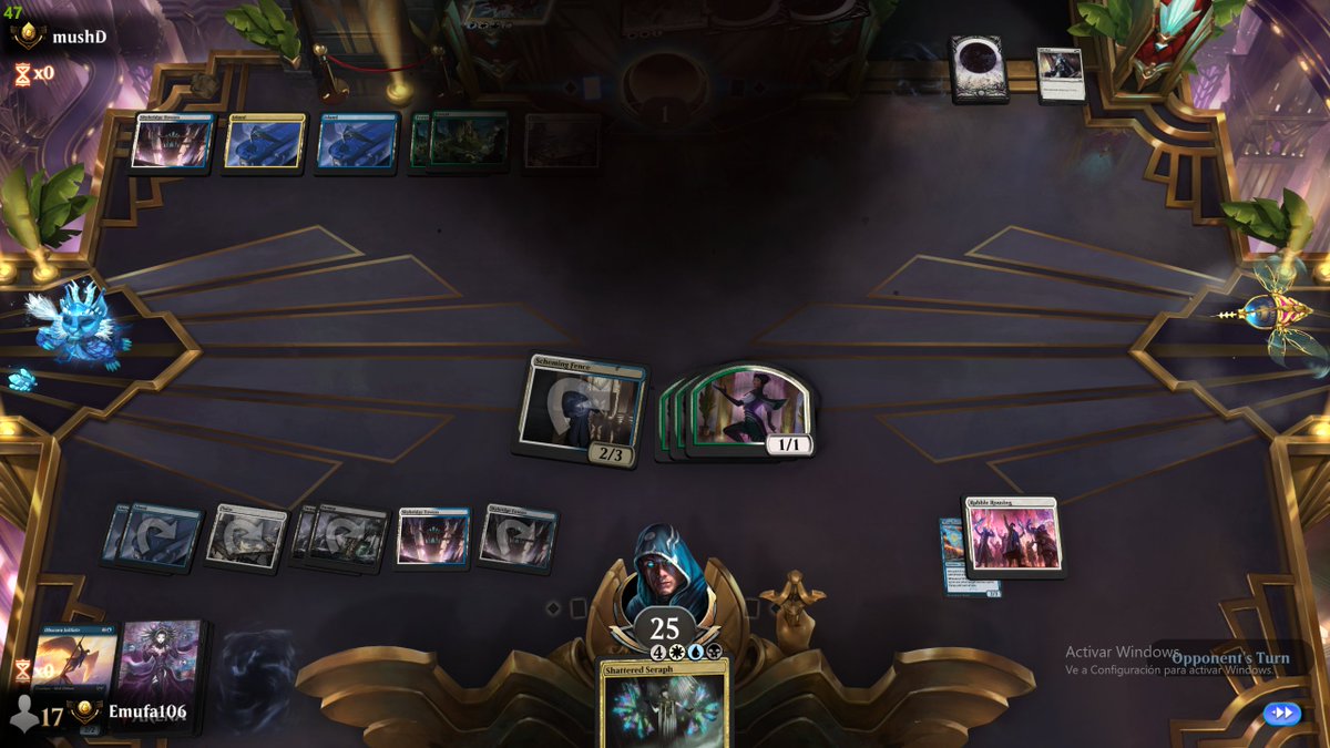 0-2 a 7-2. Lo dicho, Esper y Bant son Win Condition jaja
La primera vez en mi vida que remonto así... Viva el Draft de New Capenna!