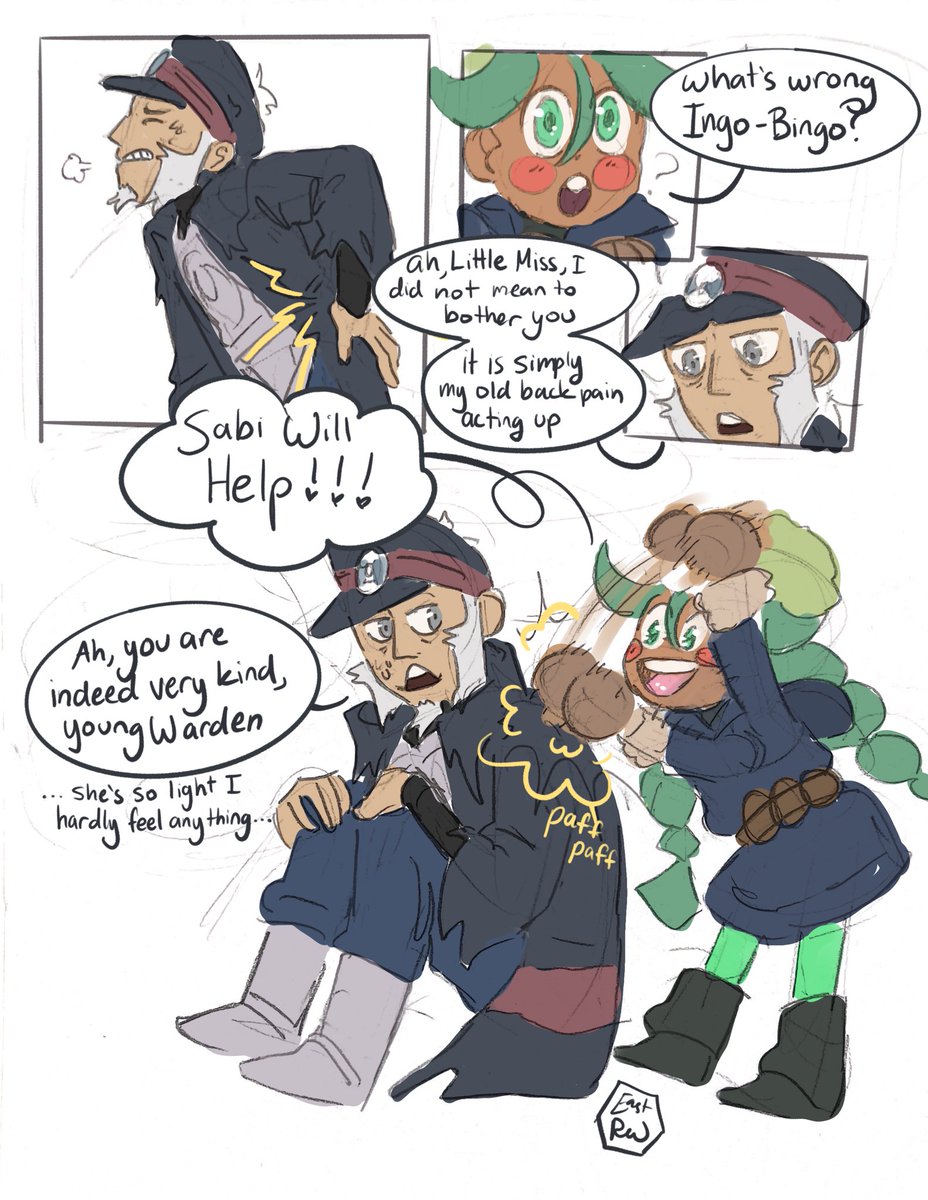 easternCriminal's tweet photo. Ingos Massage #submas #pokemon #pokemonlegends #pokemonlegendsofarceus #wardensabi #wardengaeric #wardeningo https://t.co/r6RGLoLZdl