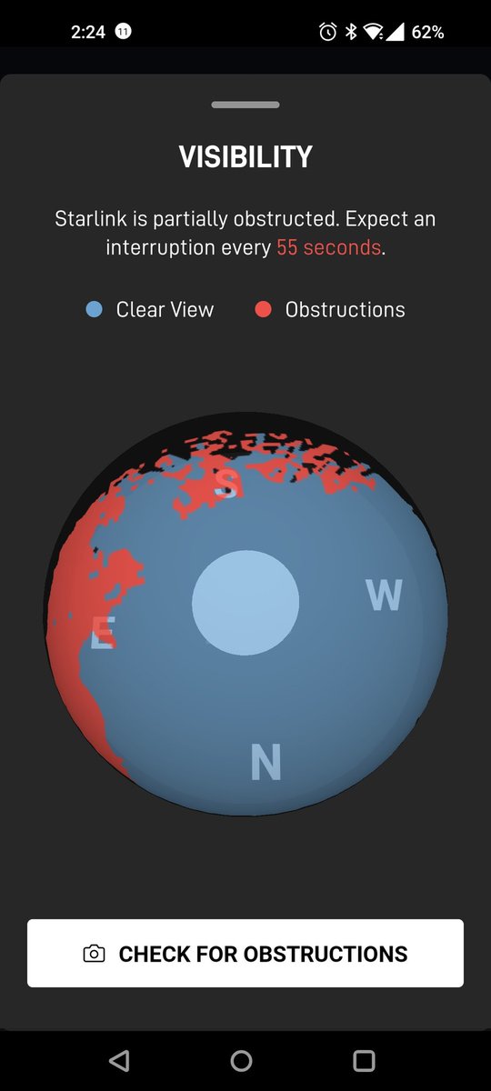 RyanMinaker's tweet photo. Can anyone tell me if this is good [typical] coverage for Starlink? It's the best I can get without erecting a 100 foot tower (I think). 

I very rarely actually notice the interruptions... Pondering how much effort I want to put into improving this!

#Starlink @elonmusk https://t.co/YGEvdakVIU