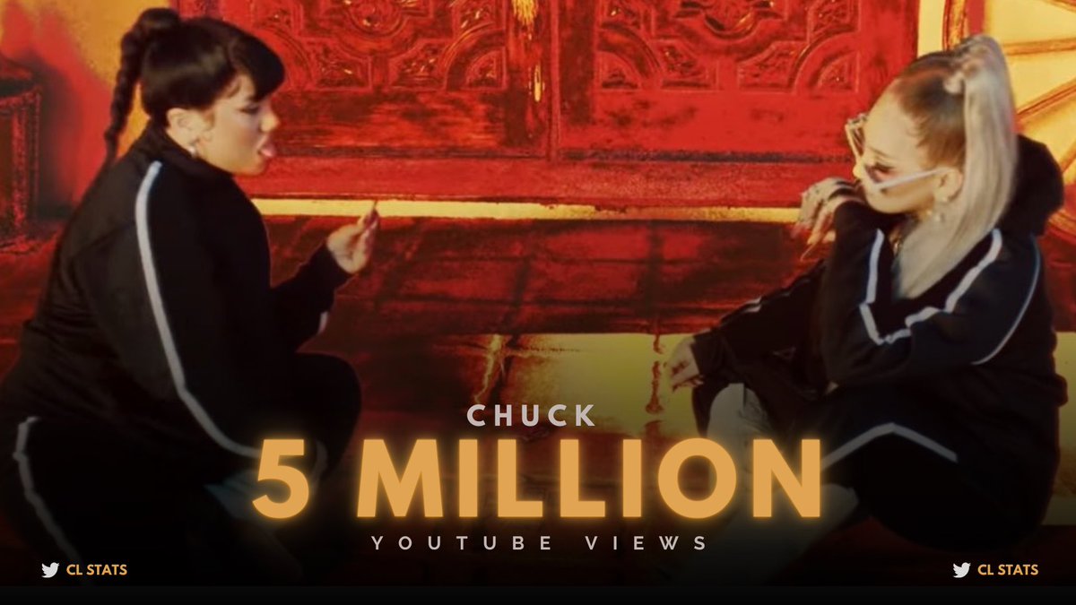 The “Chuck” Official Video has surpassed 5 MILLION views on YouTube!

#CL #씨엘 <a href="/chaelinCL/">CL</a> <a href="/ParrisGoebel/">PARRI$</a>