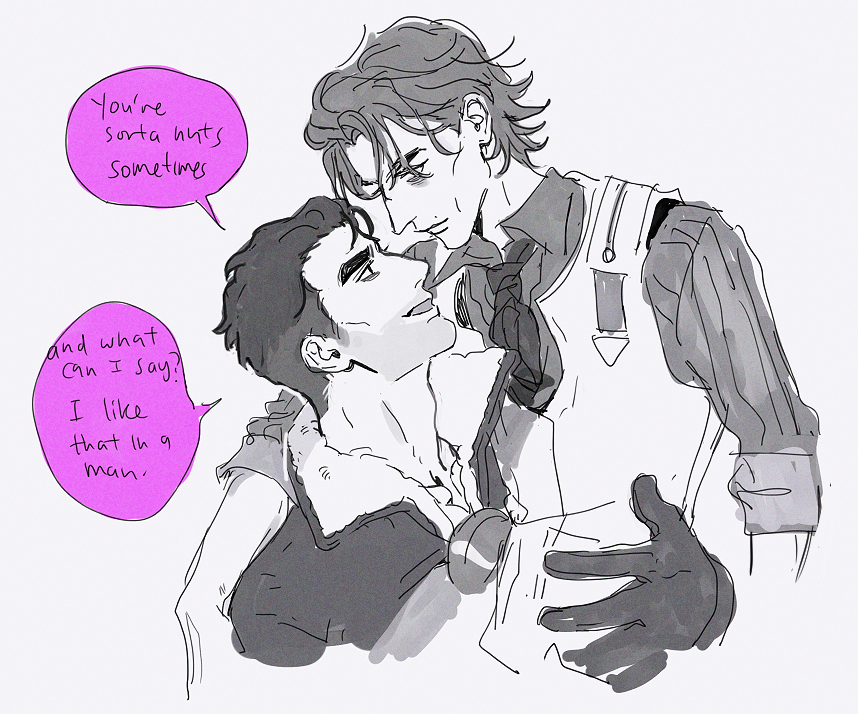 i just think theyd have fun being snarky to each other🤷