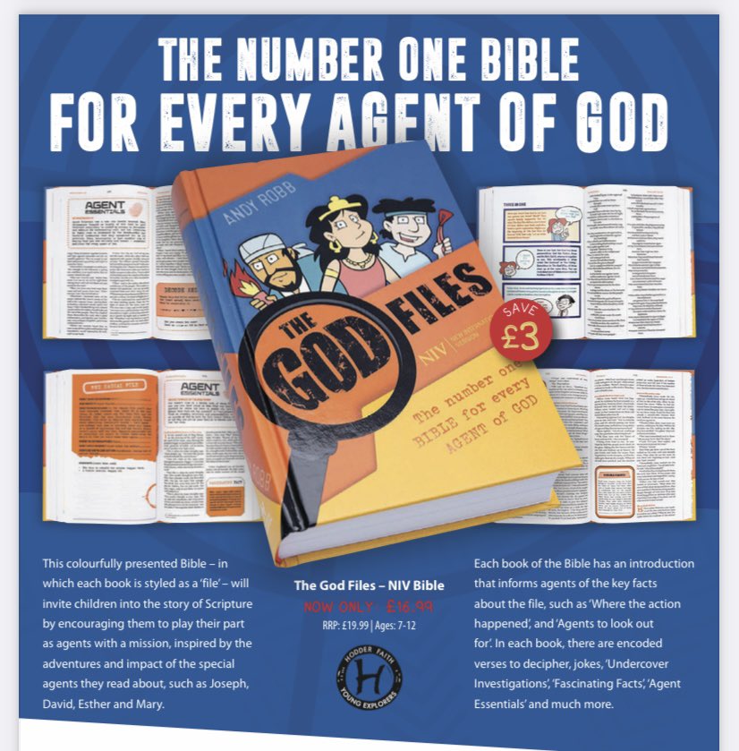 Nice promo for The God Files in the CLC kids’ brochure…