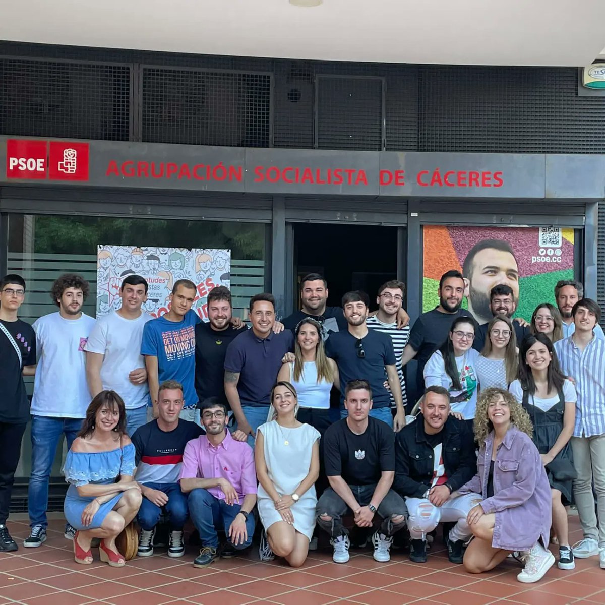 JSECC's tweet image. 🌹Hoy se ha renovado la Comisión Ejecutiva de la agrupación local de Juventudes Socialistas de Cáceres.🌹