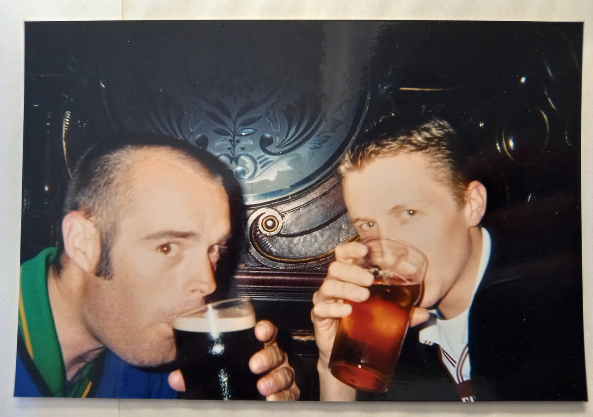 TFlanaganLab's tweet photo. Was lucky enough to be there...long before smart phones &amp; selfies - still have a sealed copy of the match programme! 😂⚽️
#UCL #UCLFinal2002 #Zidane #ThatGoal https://t.co/zXCfaCiqLW