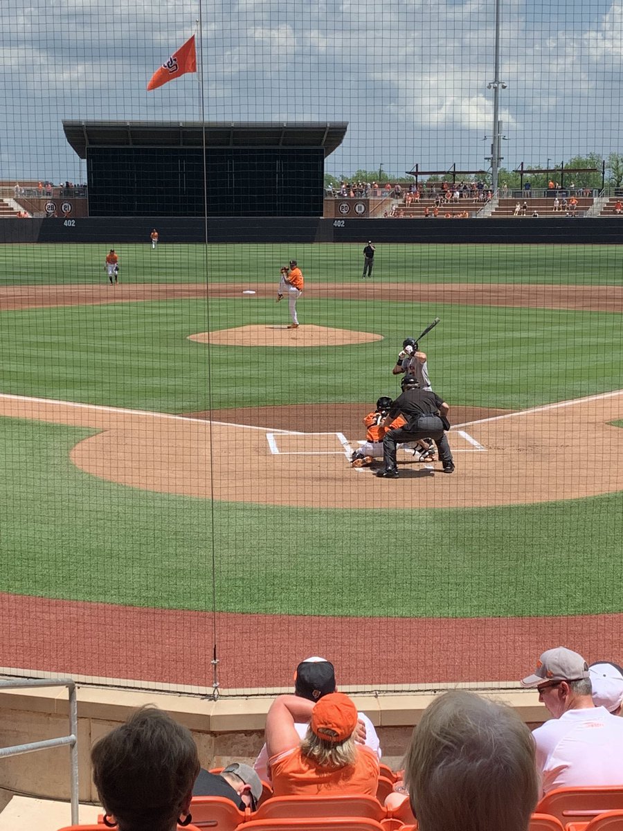 cowboyattaboy's tweet photo. Watching some Cowboy Baseball! #OKState #GoPokes #letsgopokes https://t.co/vAvtru0OvL