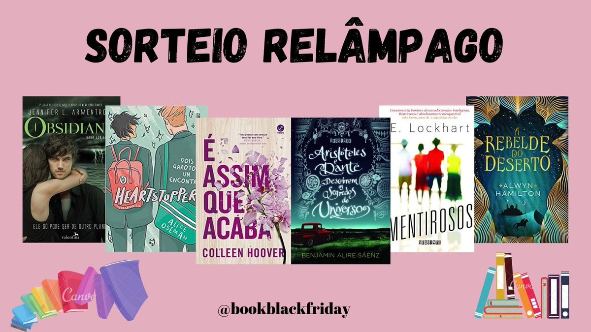 bookblackfriday's tweet photo. O vencedor leva 1 livro de até R$30  a sua escolha
1. Seguir 
@bookblackfriday e @murmurabooks

2. Curtir Dar RT nesse tweet

Encerra 22/05

Temos um grupo incrível no Telegram: Promoções de Livros: (Entrem) https://t.co/6N8tKvLc8B https://t.co/qyxvKPeciD