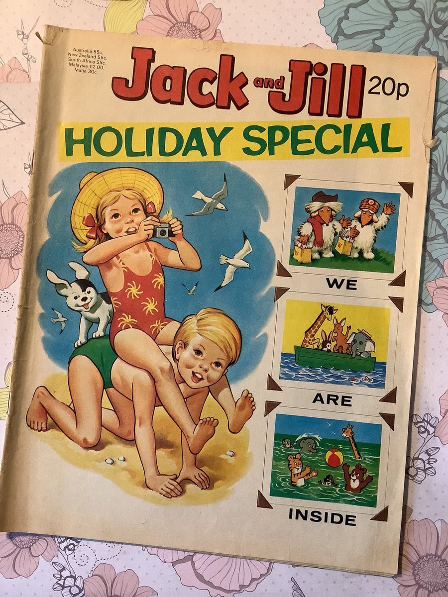 WatsonsVintage's tweet photo. A FABULOUS Nostalgic Birthday Gift for a #Wombles Fan in my #etsyshop : Rare Vintage From 1976 'Jack and Jill Holiday Special' - Comic Strip Stories #CollectableComic #ChildhoodNostalgia - Unusual Retro Birthday Gift https://t.co/rOGHkVTiKT #Rare #Comic #JackAndJill #1976Gift https://t.co/GEG1AzQuNZ