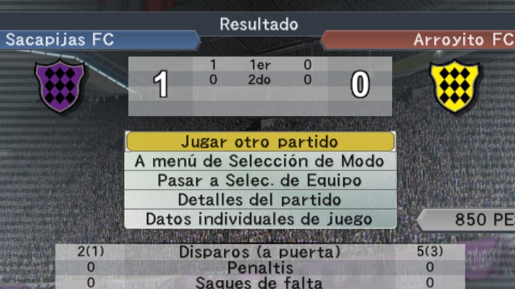 TERMINOOOOOOOOOOOOOOO
<a href="/sacapijas/">Sacapijas F.C. ❁</a> 1-0 <a href="/Arroyito_FC/">Arroyito FC ⚔️🇺🇦</a>