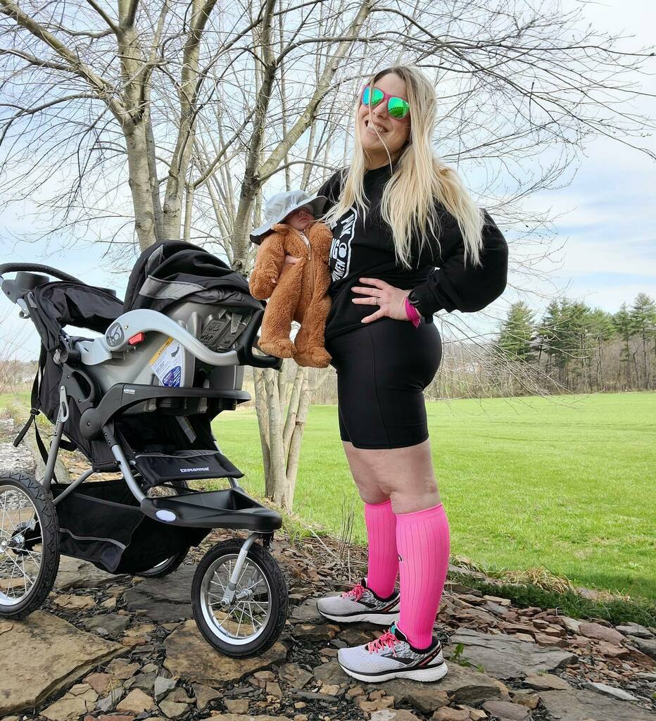 PROCompression's tweet photo. The image you didn’t know you needed in your life: a baby in a bear suit. 

📷 @kkruns26.2 PRO Alumni

🧸 #procompression #keepittight #sockgametight #proalumni #moms #momlife #strollerrunning #strollerrun #pink #pinksocks #compressionsocks #recovery #… https://t.co/KXnpcYDIVx https://t.co/i2duDPrh5C