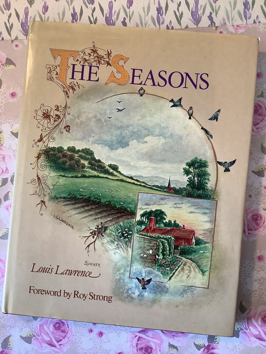 WatsonsVintage's tweet photo. A BEAUTIFUL Vintage Book in my #etsyshop: RARE 1988 'The Seasons' By Louis Lawrence in Hardback -Beautiful Drawings, Watercolours &amp; Poetry/Prose -Nostalgic Literary Book Gift https://t.co/VnvYMvXRCD #Rare #VintageBook #TheSeasons #LouisLawrence #Watercolours #Poetry #Prose #Gift https://t.co/AhVFE9D7qr
