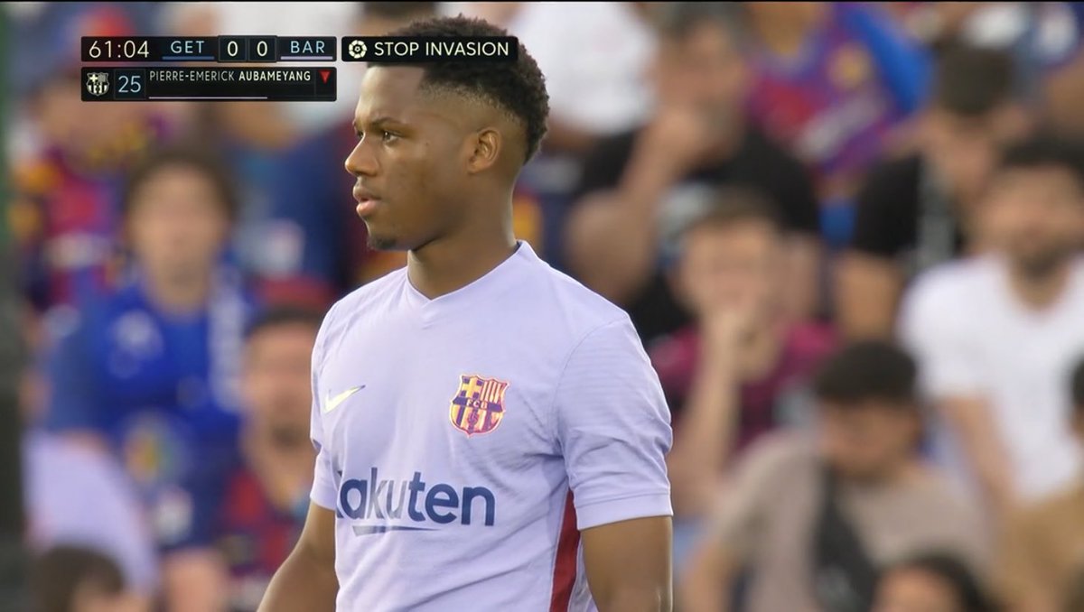 AnsuNewz's tweet photo. 🚨 - Ansu Fati is on against Getafe. https://t.co/cC0BmFkM6e