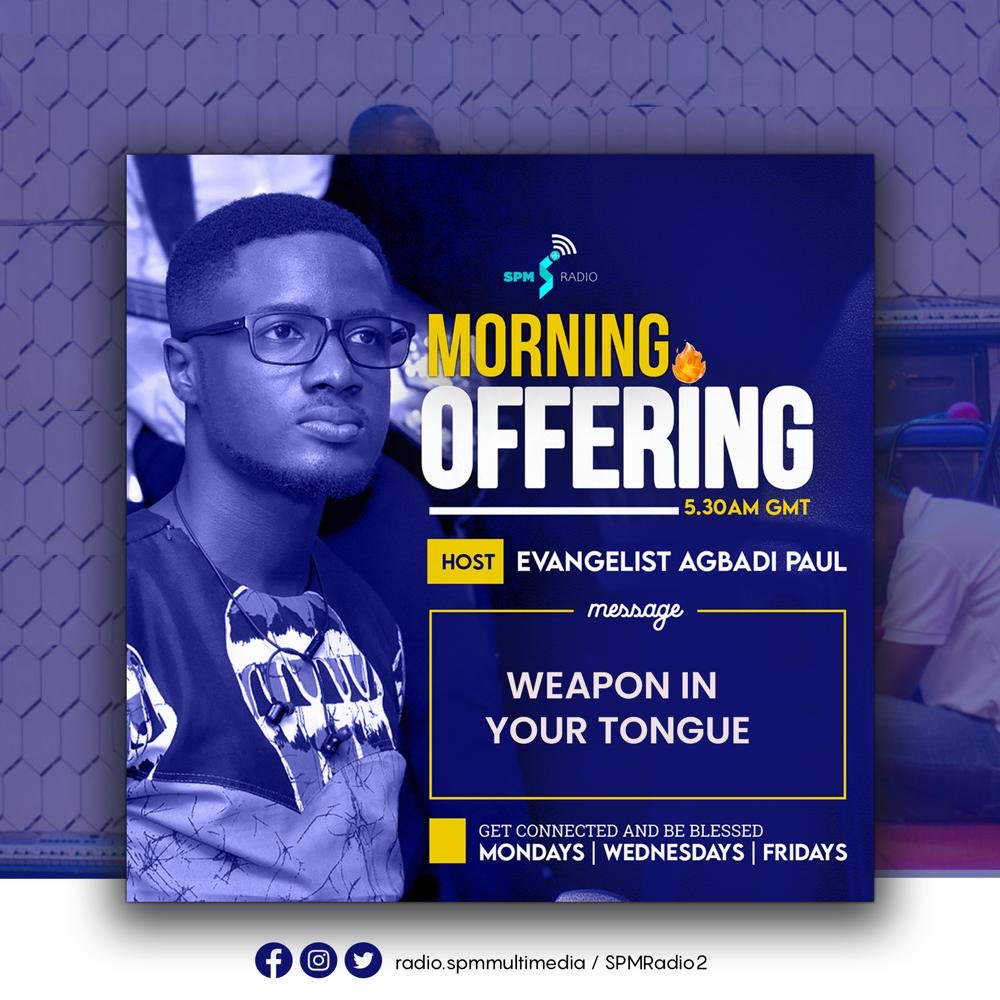 egm_radio's tweet photo. To Create and To Destroy lies in your tongue, how do you use them ? 

Join us tomorrow on morning offering as we study about this powerful weapon https://t.co/NJvJ5oSLre