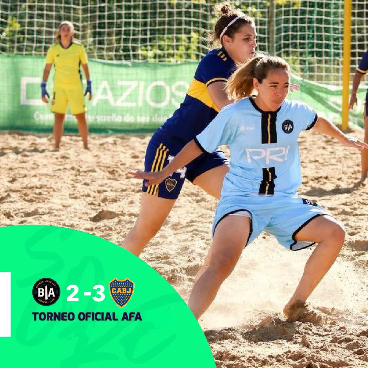 BuenosAiresCFC's tweet photo. #BACITY cayó por la mínima en un partido muy disputado donde @BocaJrsOficial encontró la ventaja del marcador en el tercer tiempo.
¡Seguimos adelante y nos seguimos preparando para los play off del Torneo @afa!
⚫⭐⚪
¡Vamos City! #MásQueUnClub
#FútbolPlaya #BeachSoccer https://t.co/F1GH741Nd8