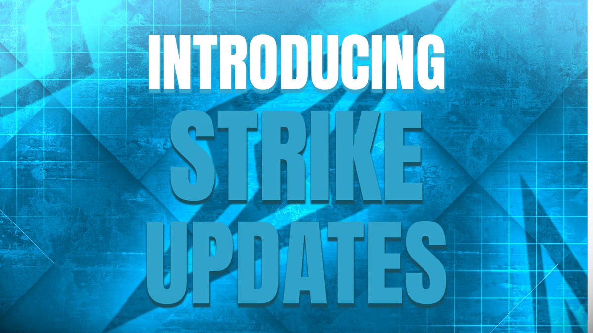 StrikesUpdates's tweet photo. Welcome to Strike Competitive Updates 🏆 https://t.co/HOyPmpPp67