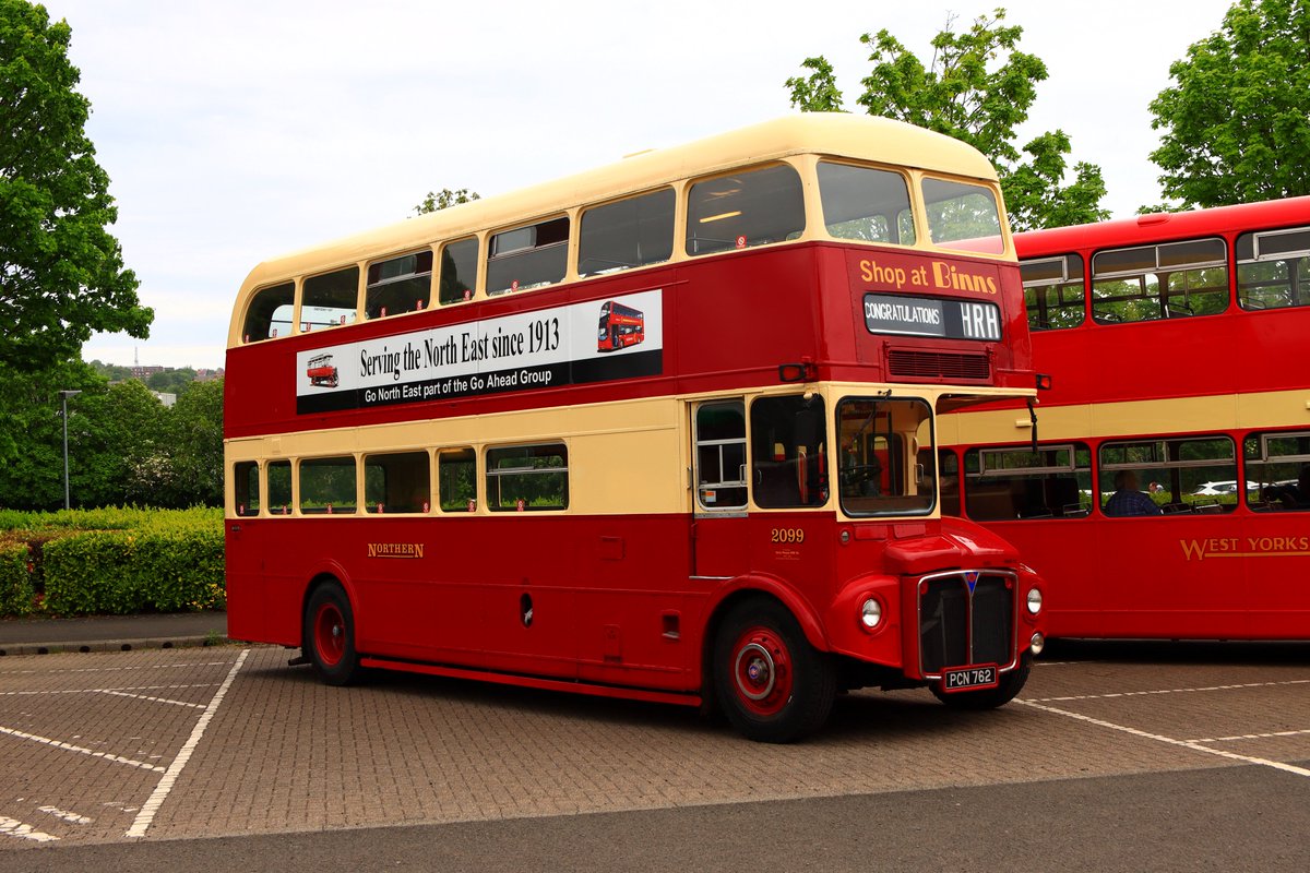 andrew_herny's tweet photo. A slower and heavier subject to the norm, with a run over to the NEBPT's Bus &amp; Coach Show at MetroCentre as @gonortheast as AEC Routemaster 2099 PCN 762, built in 1964, is pictured on show in its stunning red cream livery. #NorthernGeneral #PCN762 https://t.co/0iTr0TruLG