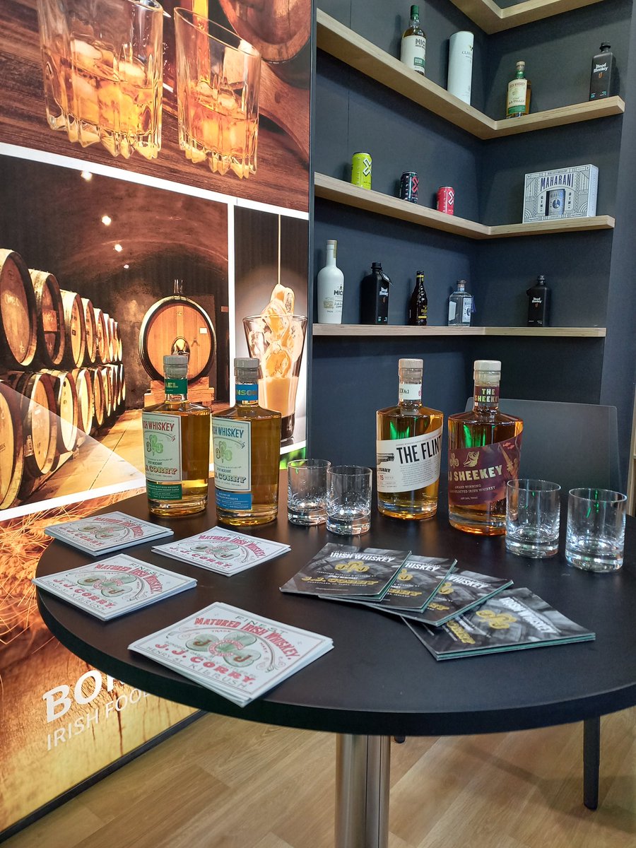 Day one at #ProWein2022 - it was so great to get back out there and see producers and wholesalers all in such good spirits. We'll be with <a href="/Bordbia/">Bord Bia - The Irish Food Board</a> and their innovation zone for the next 2 days, H11, D90, be sure to stop by if you're in town. <a href="/WhiskeyGate/">J.J. Corry Irish Whiskey</a> <a href="/JJCorryUK/">Niamh</a>