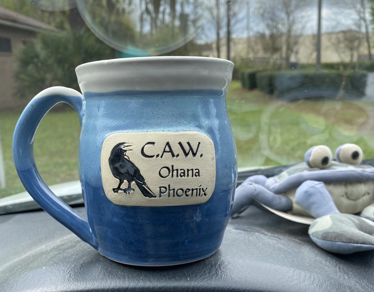 wolfyhound's tweet photo. @HailFireChair my atlas company, CastAway Wanderers or CAW, and my ship name. Mug by @pawleystudios of course. https://t.co/bdAjvEdAjf