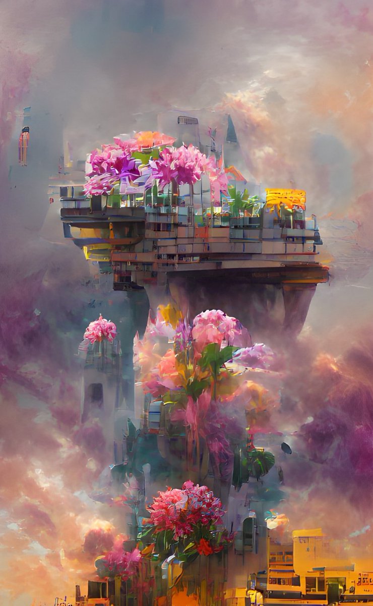 vaneeg3's tweet image. Flowers standing out on the street