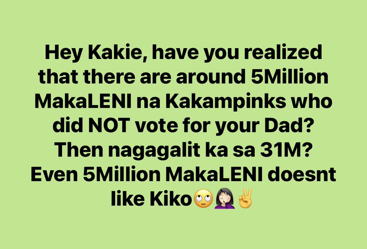 Nakakumay na ang pagka RIGHTEOUS mo Kakie😳 <a href="/ogiediaz/">ogie diaz</a> <a href="/sharon_cuneta12/">Sharon Cuneta</a> <a href="/banderaphl/">Bandera</a> <a href="/PhilippineStar/">The Philippine Star</a> <a href="/inquirerdotnet/">Inquirer</a> <a href="/reginevalcasid/">regine alcasid</a> <a href="/vicegandako/">jose marie viceral</a> <a href="/YengPLUGGEDin/">Yeng Constantino</a> <a href="/gabvalenciano/">Gabriel Valenciano</a>