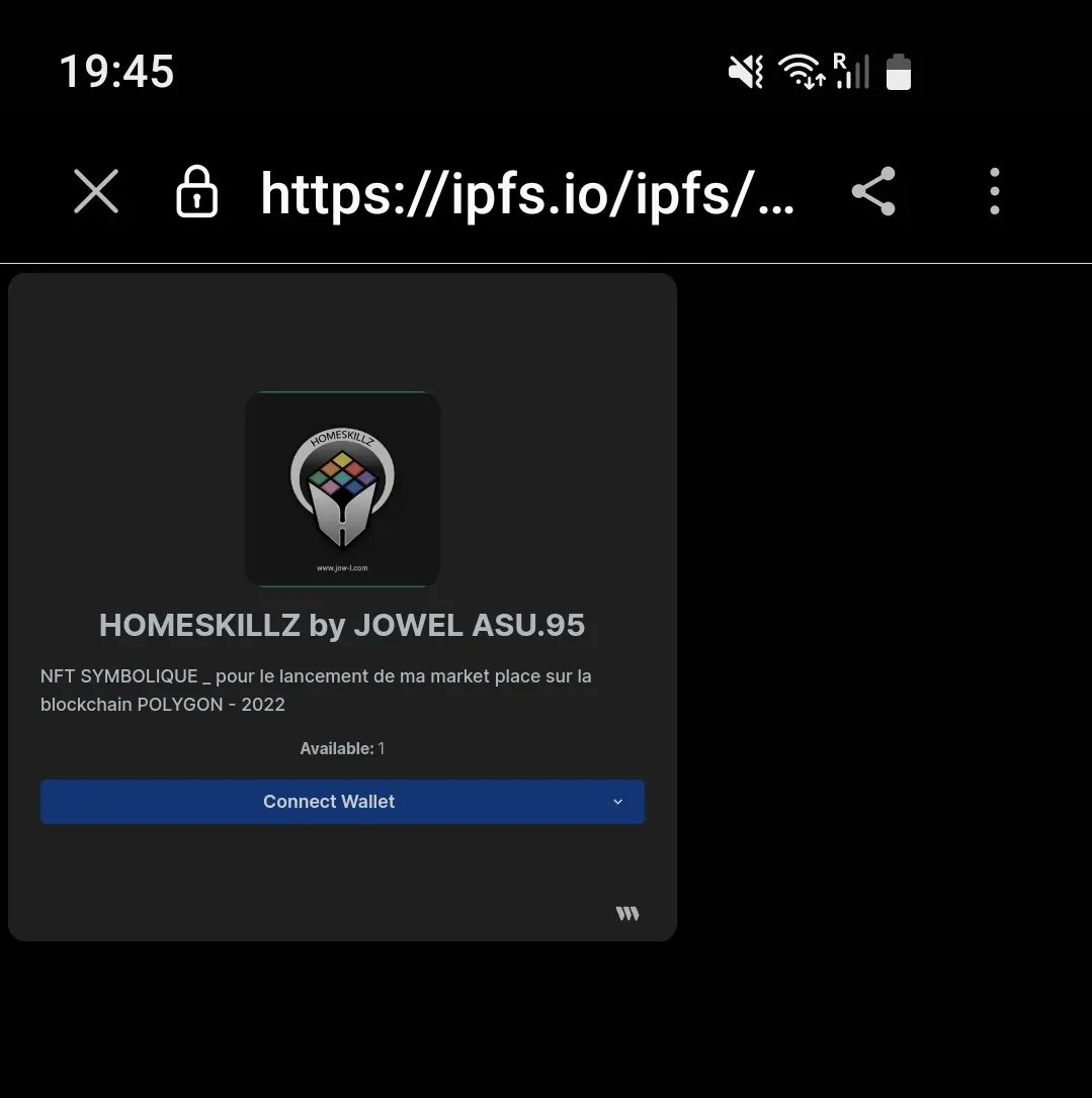 Jowel_ASU_'s tweet photo. My NFT Market Place is Ready...
Bêta version... the real Market place will be available soon...
Champagne maggle 💥🙈🍾🍻
#NFT #marketplace #nftcollectors #NFTCommunity #IPFS #WEB3 #Jowelasu #ASU95 #NFTmarket #NFTartist #Coder #Blockchain https://t.co/ffJDlPJSnf