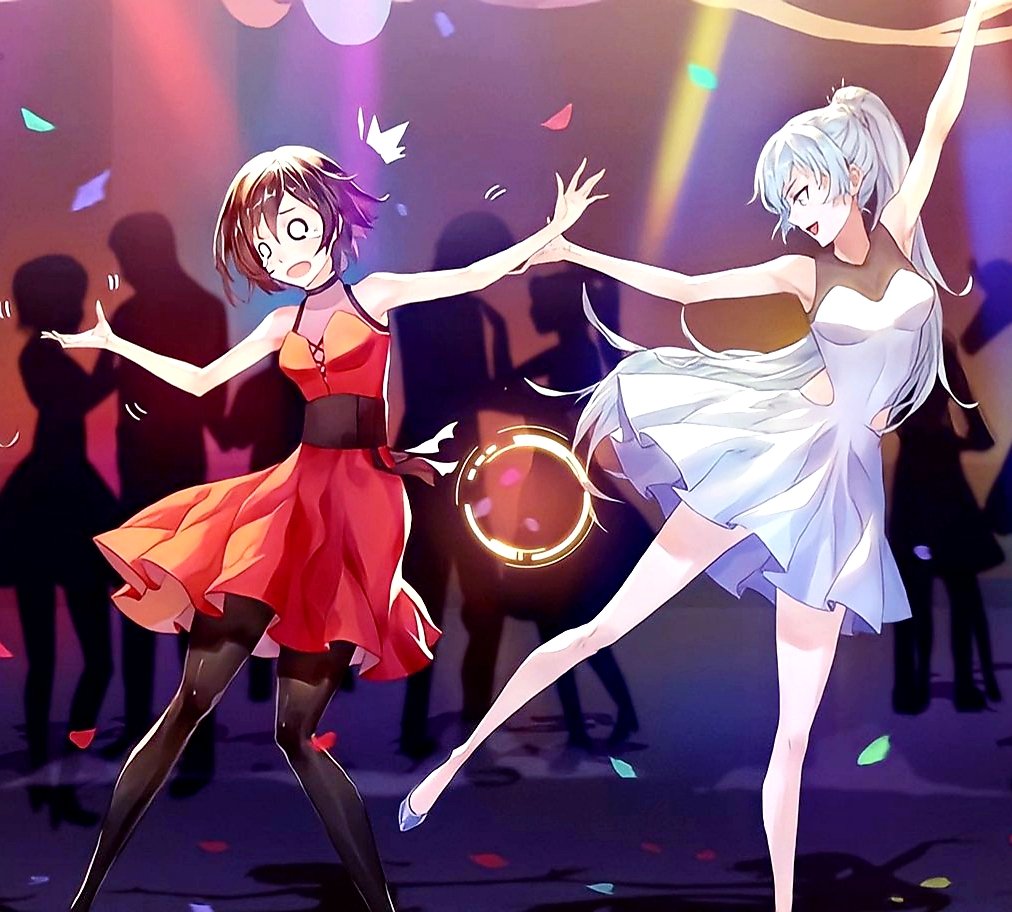 💜🖤 They out on a date ❄🌹 Ruby dance with your Birthday Girl! ❤💙
#RWBY #WhiteRose
