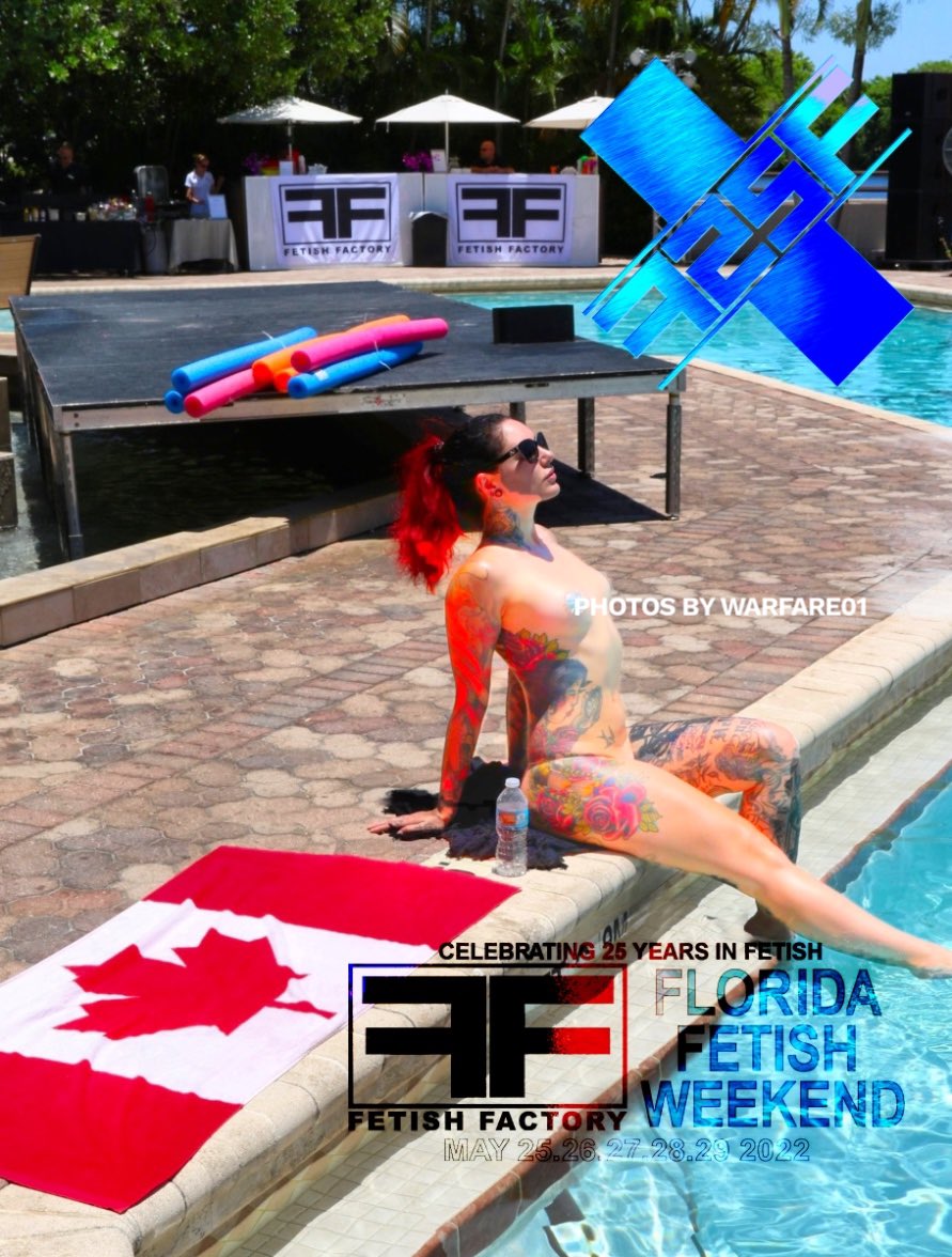 Warfare01JS's tweet photo. 📡 🔳 🌞Are Your Bags 💼 Packed ⁉️🤣🇨🇦
May25😵🙌🏻 10Days @fetishfactory #fetishweekend #ffw25 🎉 100% purefetish hotel🏨take over➡️ https://t.co/Ssk4dsMUEC #MeccaOfKink 🏝 #pervypoolpartyy @TheFetUniverse @rubberdom @BondesqueMN @LatexFashionTV @DirkHooper @rubberdom @KinkQueens https://t.co/7O43OXhCDG