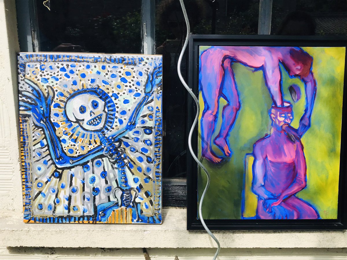 karine_emonet's tweet photo. A la rencontre des #artistes du #PAAP2022 @villepoissy ❤️ Des échanges et des personnalités qui enrichissent notre belle cité, qui embellissent le quotidien… et qui ont séduit plusieurs centaines de visiteurs ce week end 🤩 #bravo #atelier #art #culture #événement #madeInPoissy https://t.co/R2JrM8Zgjg
