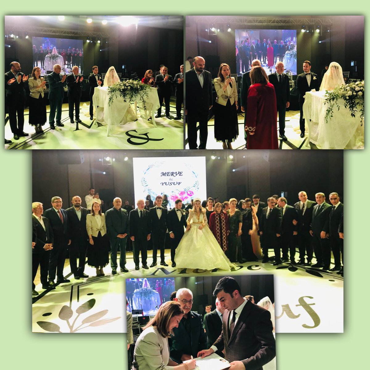 Merve ve Yusuf kardeşlerimizin en mutlu günlerinde yanlarındaydık, nikahlarına şahitlik ettik. Rabbim mutlu, huzurlu, saadet dolu günler nasip etsin. 👰‍♀️ 🤵‍♂️ 

Aytaç ve Kılınç ailelerini tebrik ediyorum. 👏