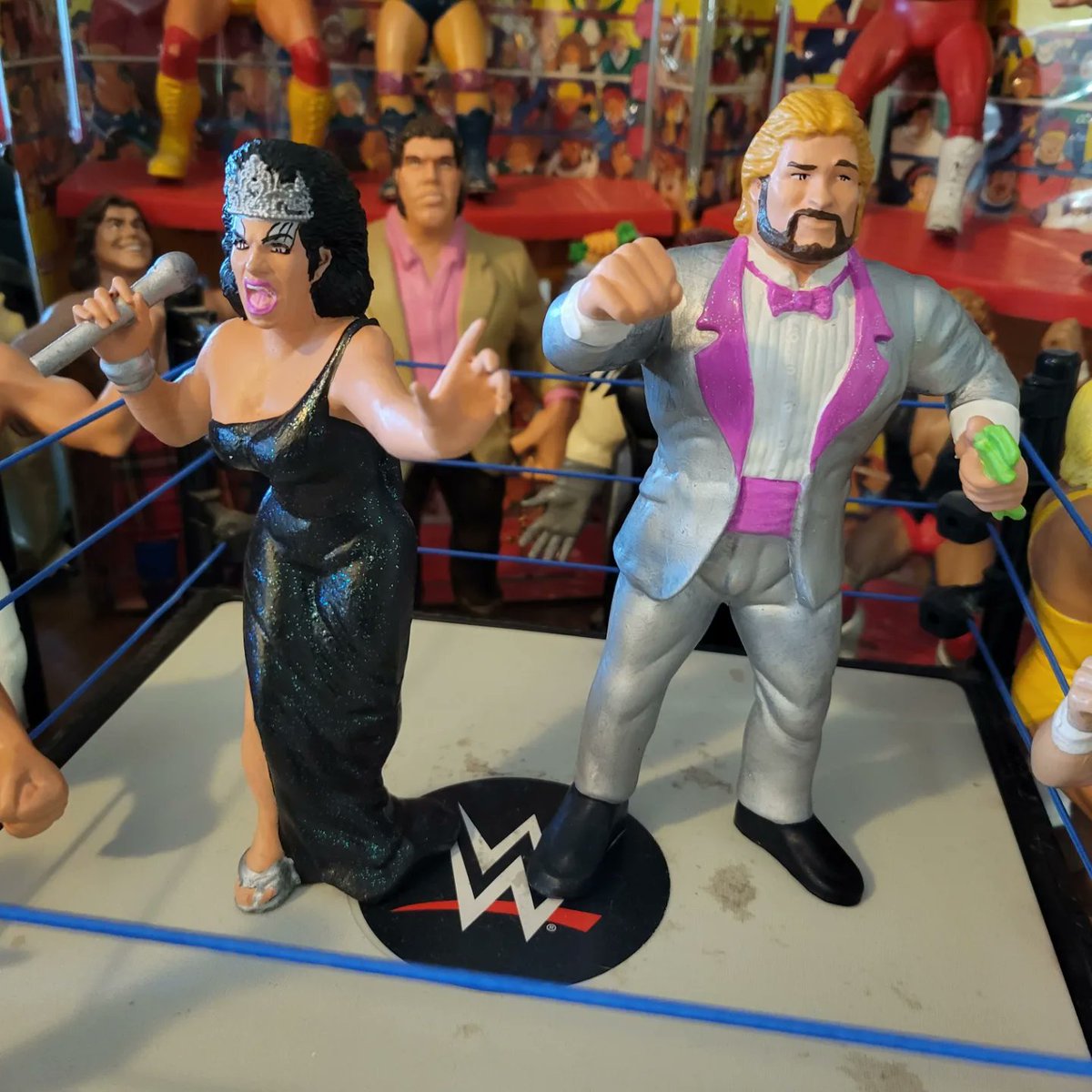 SiNNbODHi's tweet photo. ! @MDMTedDiBiase &amp; Scary Sherri Martel #LJN #custom (in suit and in trunks with Million Dollar strizap by yours truly! 

Printed on @anycubic3dprint 
Brought to you by @mcneileng https://t.co/HLOOc1ws7H