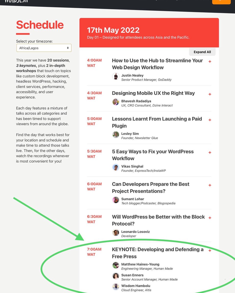 Wisyhambolu's tweet photo. I’ll be speaking on “Developing and Defending a Free Press” during the Keynote at WordSesh 2022. @WordSesh @humanmadeltd @altisdxp

17th May 2022, 7:00AM WAT. 

It’s gonna be awesome 🙂, don’t miss it!

Register for free at https://t.co/Q8rGg2iH4v to attend.

#wordsesh2022 https://t.co/sBtuOqz2nu