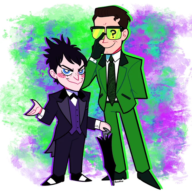 oswald and edward :) #gotham 