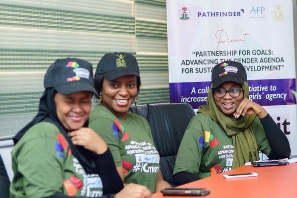 SheForumAfrica's tweet image. Ahead of the high-level meeting on Gender Mainstreaming of May 16, 9amWAT, Pics from our Courtesy Visit on Dr. @salmaanaskolo Director, Family Health, @Fmohnigeria as part of our #ICommit Advocacy Campaign with @PathfinderInt @AFPnow 

Pre-Registration:
us06web.zoom.us/j/81511030765?…