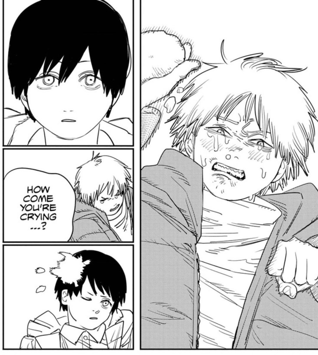 monomalovebot's tweet photo. #MHA352 CHAINSAW MAN SPOILERS V9, just reminded me of this https://t.co/wiW3jZpsOR