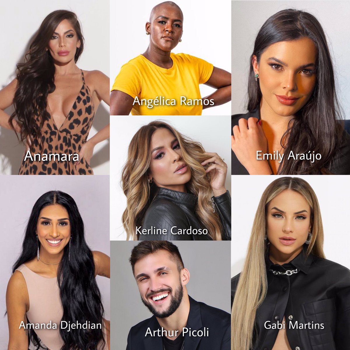 DesembuxaON's tweet photo. 🚨ATENÇÃO: Essa é a lista de Ex BBBs que está com o carelli, nos próximos meses esses nomes serão cotados e apenas 2 nomes vão para A Fazenda 14. 

#AFazenda14 #PowerCouple https://t.co/kdb7KmodtO
