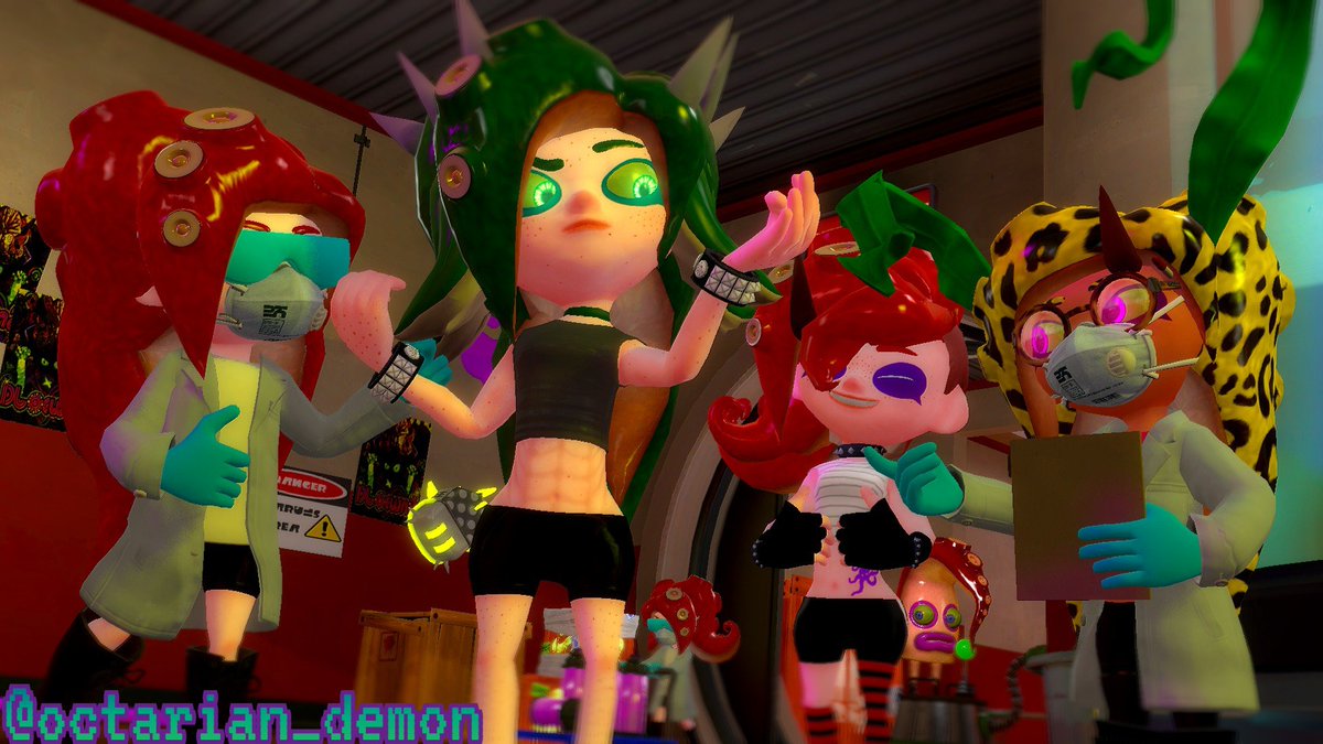 OctarianDemon's tweet photo. 🐙Finally, with a lot of work and patience, the Octarian scientists created a bracelet and a collar to be able to contain the greatness and destructive force of the Krakeling!🧪
-
-
-
#splatoon3 #Splatoon2 #octarian #octovalley #krakeling #OC https://t.co/O5jUXqGfIX