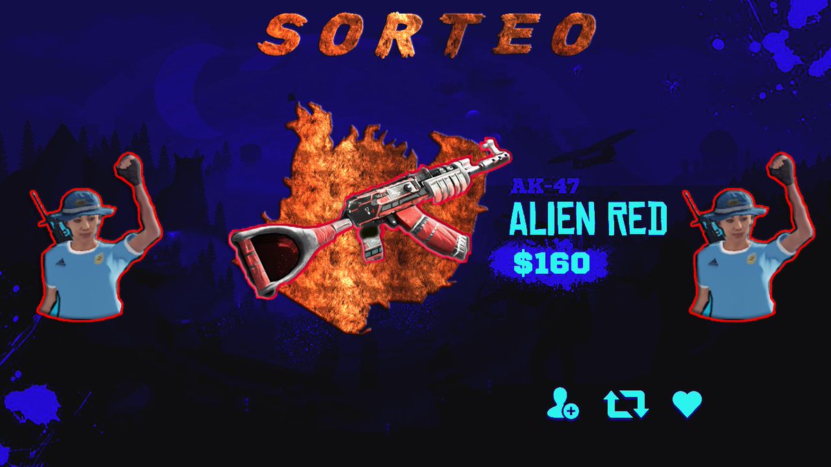LautaARG00's tweet photo. 📌SORTEO ALIEN RED +160$📌
Se sortea por mi canal de twitch el 28/05 .
📍Follow @LautaARG00
📍Etiquetar a 2 amigos
📍Sub en youtube https://t.co/ZF8YjjnAFG
📍Like y RT a la publicación 👇 https://t.co/GijtMevXhw