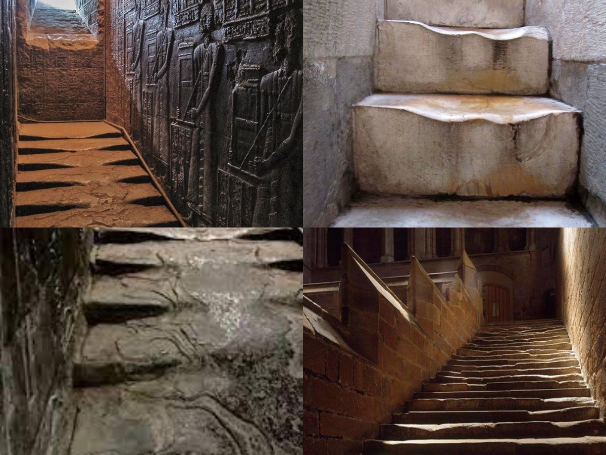 MC_Floh's tweet photo. "#Melted #Rock" – surely not natural #erosion:
What event liquefies stone? A proof of an earlier Great Reset?
🤔🧐
• #Temple of #Hathor
(Dendera/Egypt, compl. 20 BC)
• #Siq al-#Barid Temple /#Little Petra
(Petra/Jordan, built ca. 1st c. AD)
#Dendera #Petra #Great #Reset https://t.co/xjJh7whyKQ
