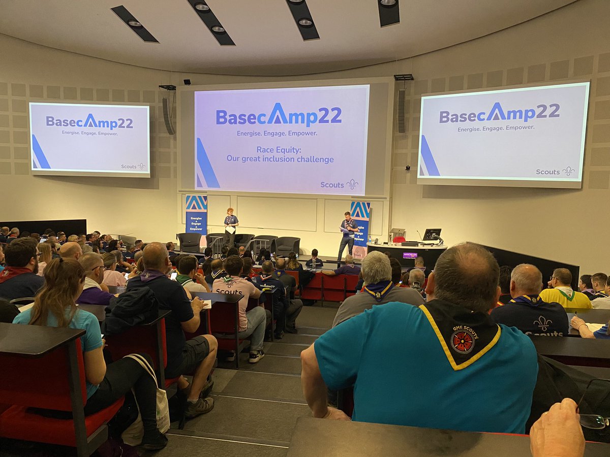 SamPooleScouts's tweet photo. Feeling exhausted but incredibly excited for all the positive change that’s to come @HampshireScouts following #basecamp22 in #Manchester this weekend! 

Bravo to all the @Scouts team for putting together the event which has energised hundreds of volunteers to be change-makers! https://t.co/wTVJc6XyGm