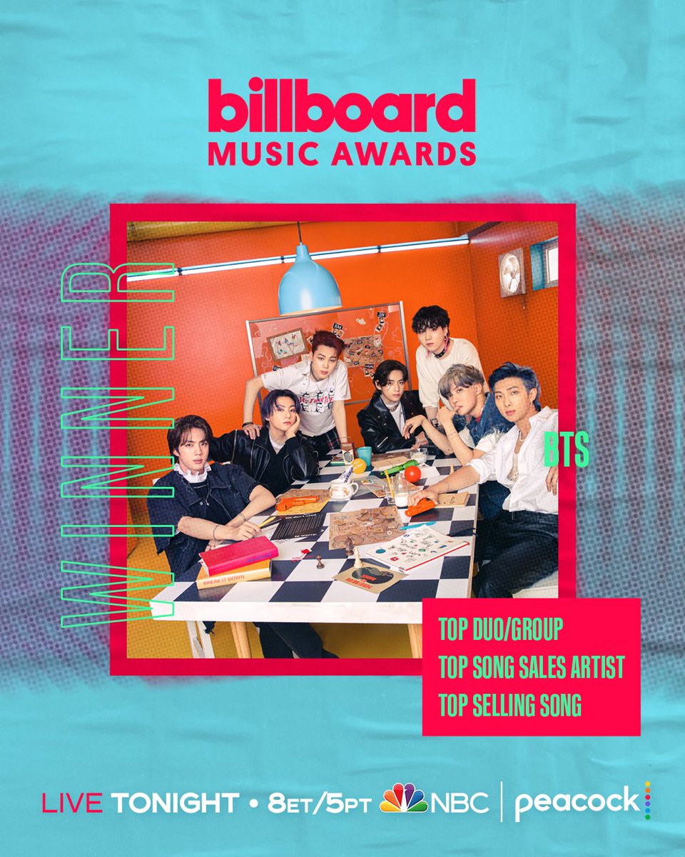 Melkenstock's tweet photo. 방탄소년단의 (@BTS_twt) 빌보드 뮤직 어워즈 2022 수상을 축하합니다. 🥳 

▪️Top Duo/Group
▪️Top Song Sales Artist 
▪️Top Selling Song : Butter

방탄소년단은 총 3회 Top Duo/Group 부문 수상으로 해당 부문 최다 수상 아티스트가 되었습니다. 
(2019, 2021, 2022)

#방탄소년단 #BTS #BBMAs https://t.co/o3J6IpjvDc