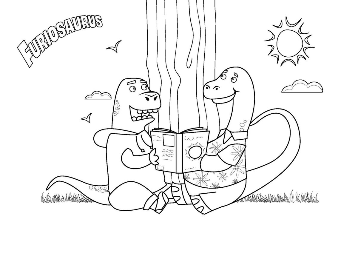 JenniferSprinks's tweet photo. Colouring competition to mark #NationalChildrensDay Send your coloured illustrations to books@jennifersprinks.co.uk by 4pm on 22 May. The winner will get a free copy of Furiosaurus the angry dinosaur. And 20% off my usual book price till 8pm, 16 May. Visit https://t.co/LlNGa1zHCF https://t.co/ri8qpogEJZ